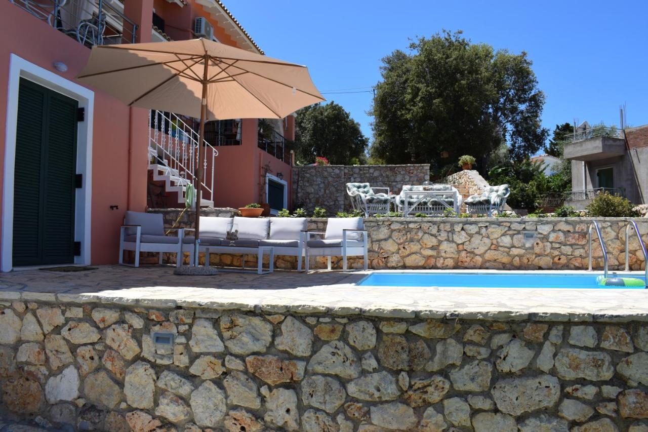 Villa Thetis With Private Pool Where The Sunsets Fade Away Áyios Nikítas エクステリア 写真