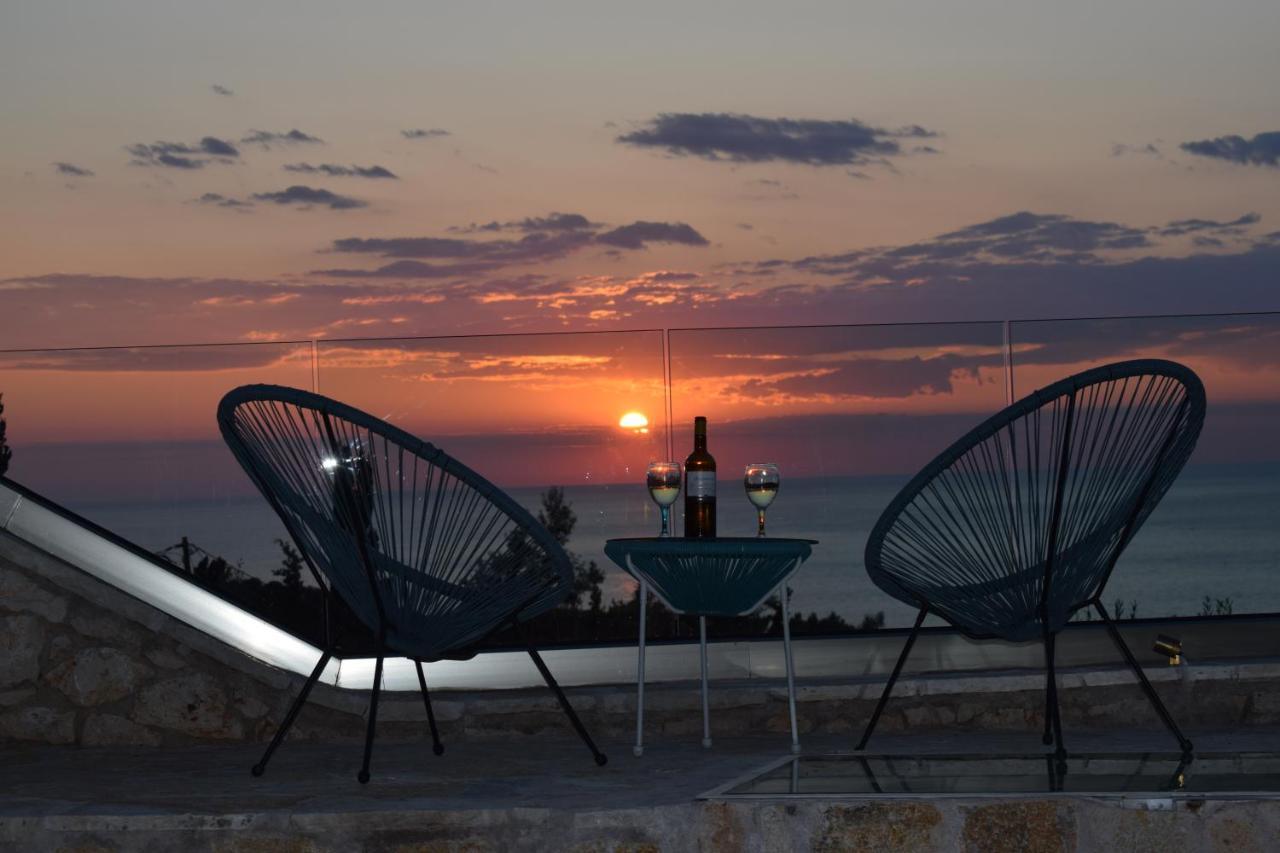 Villa Thetis With Private Pool Where The Sunsets Fade Away Áyios Nikítas エクステリア 写真