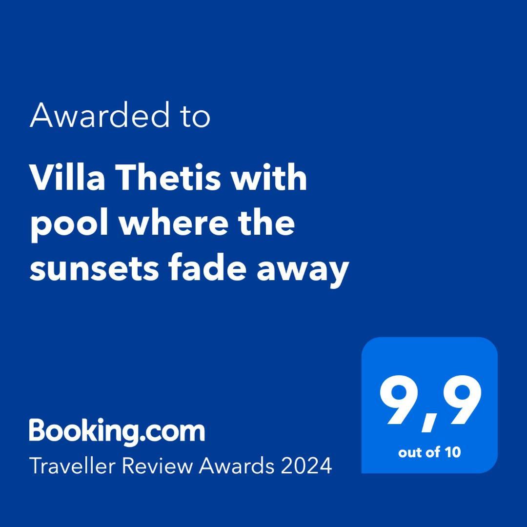Villa Thetis With Private Pool Where The Sunsets Fade Away Áyios Nikítas エクステリア 写真